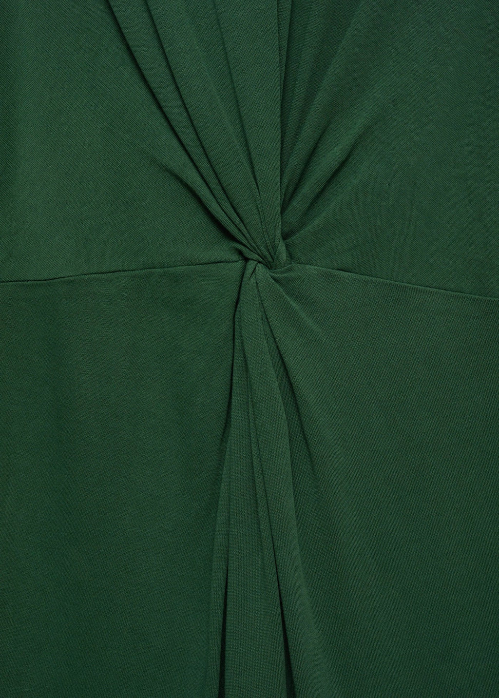 Robe Midi Détail Drapé
