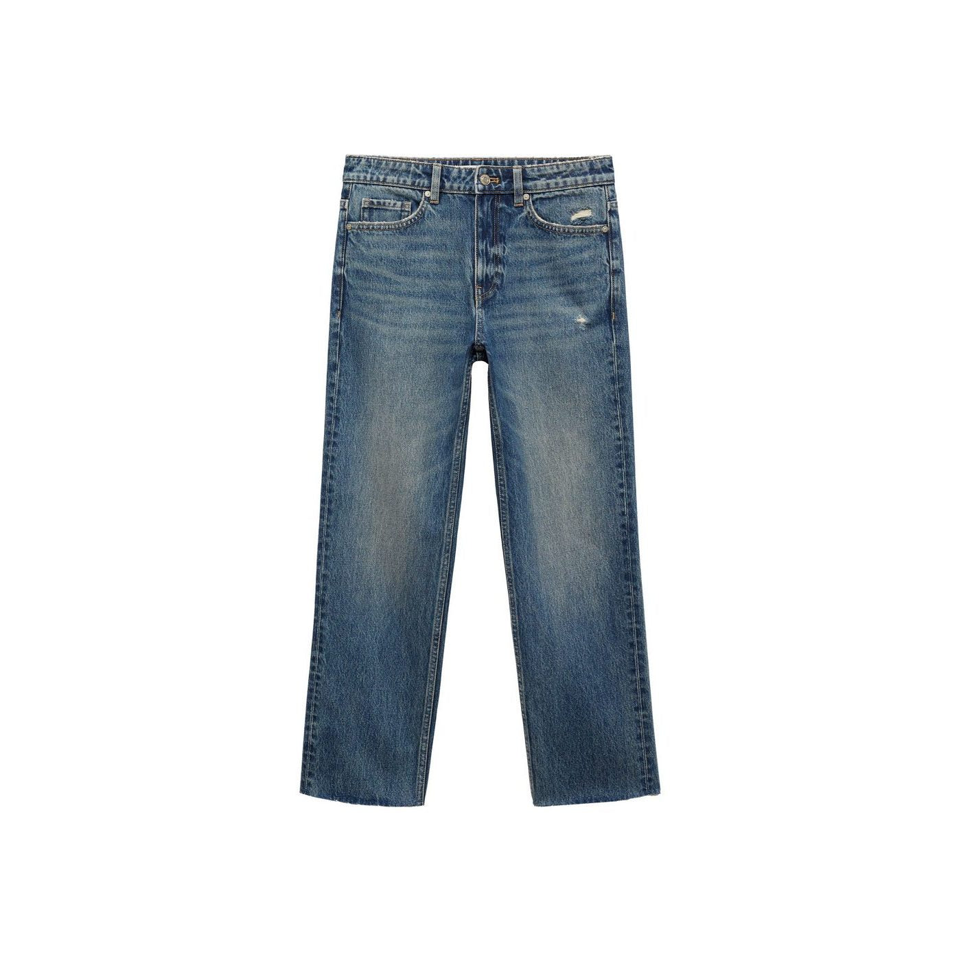 Jean Blanca Droit Crop