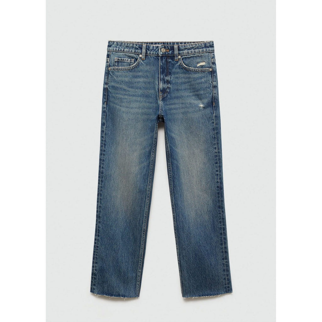 Jean Blanca Droit Crop