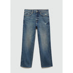 Jean Blanca Droit Crop