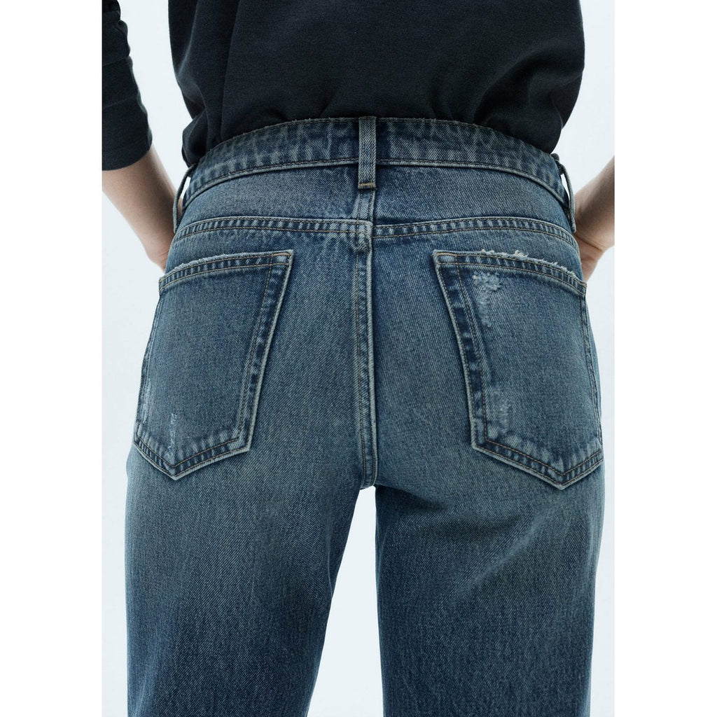 Jean Blanca Droit Crop