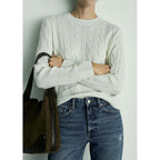Jean Blanca Droit Crop