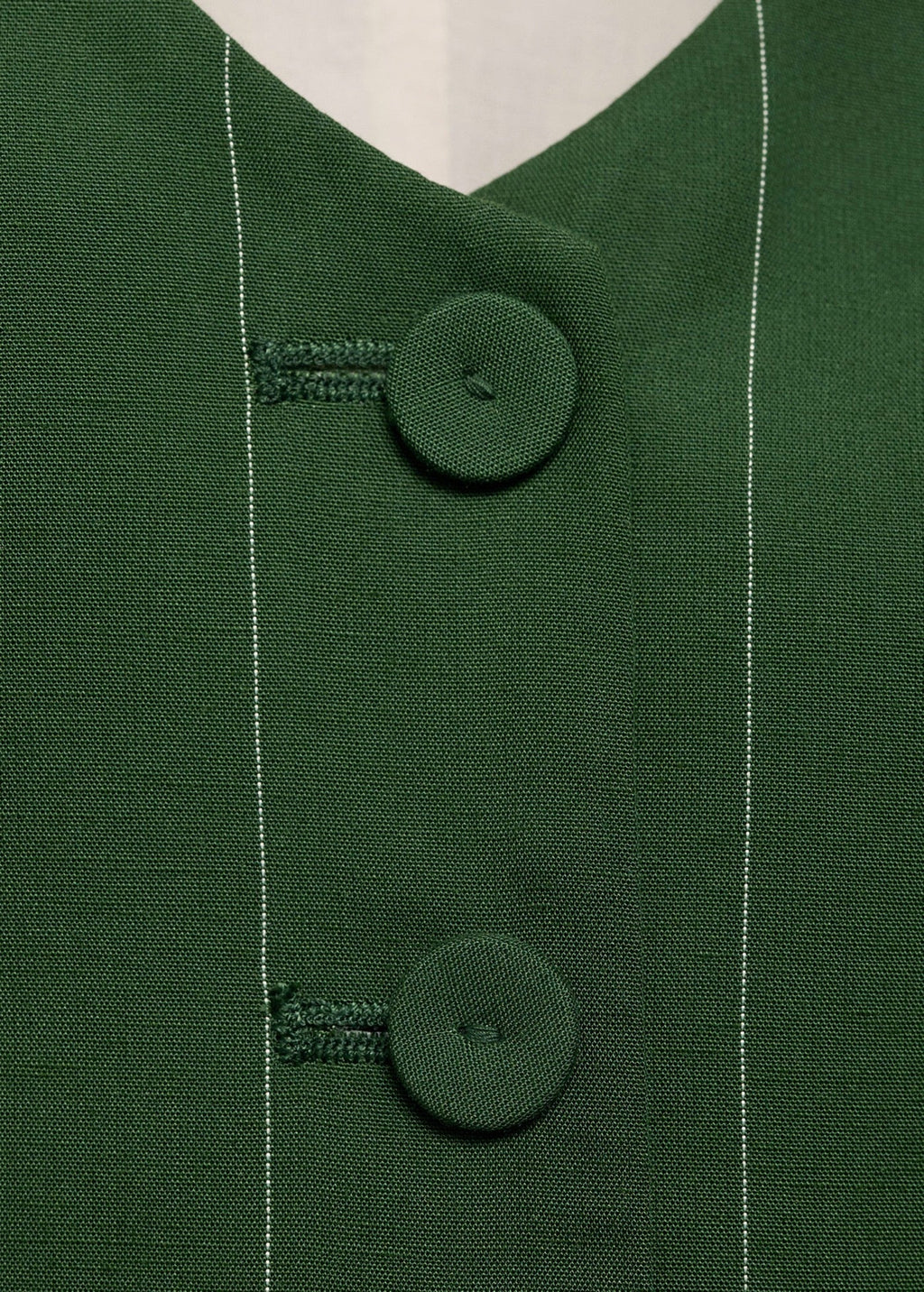 Gilet De Costume À Fines Rayures