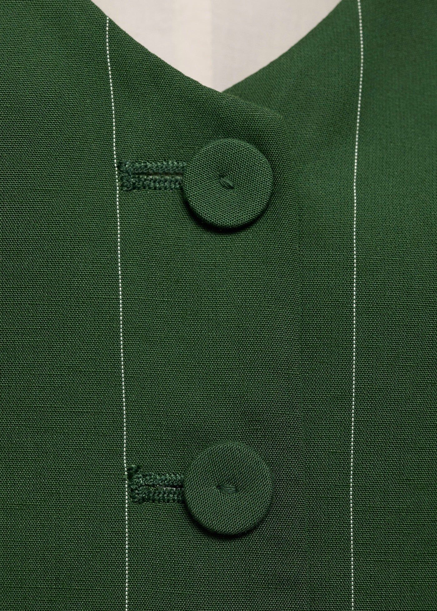Gilet De Costume À Fines Rayures