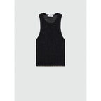 Top Lurex Maille Ajourée