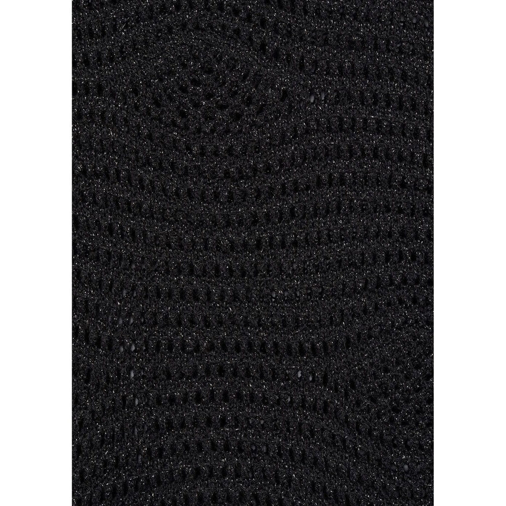 Top Lurex Maille Ajourée