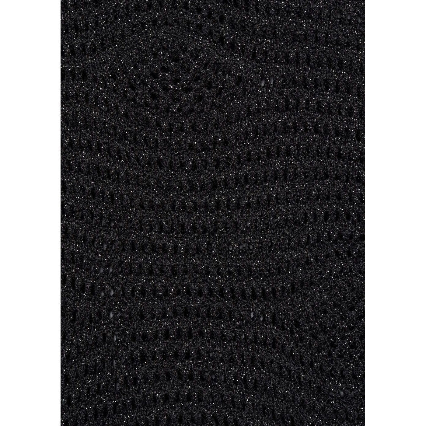 Top Lurex Maille Ajourée