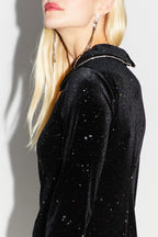 La Robe Courte Luna Velours Cosmic