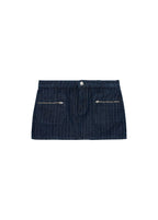 Minijupe En Jean Coutures
