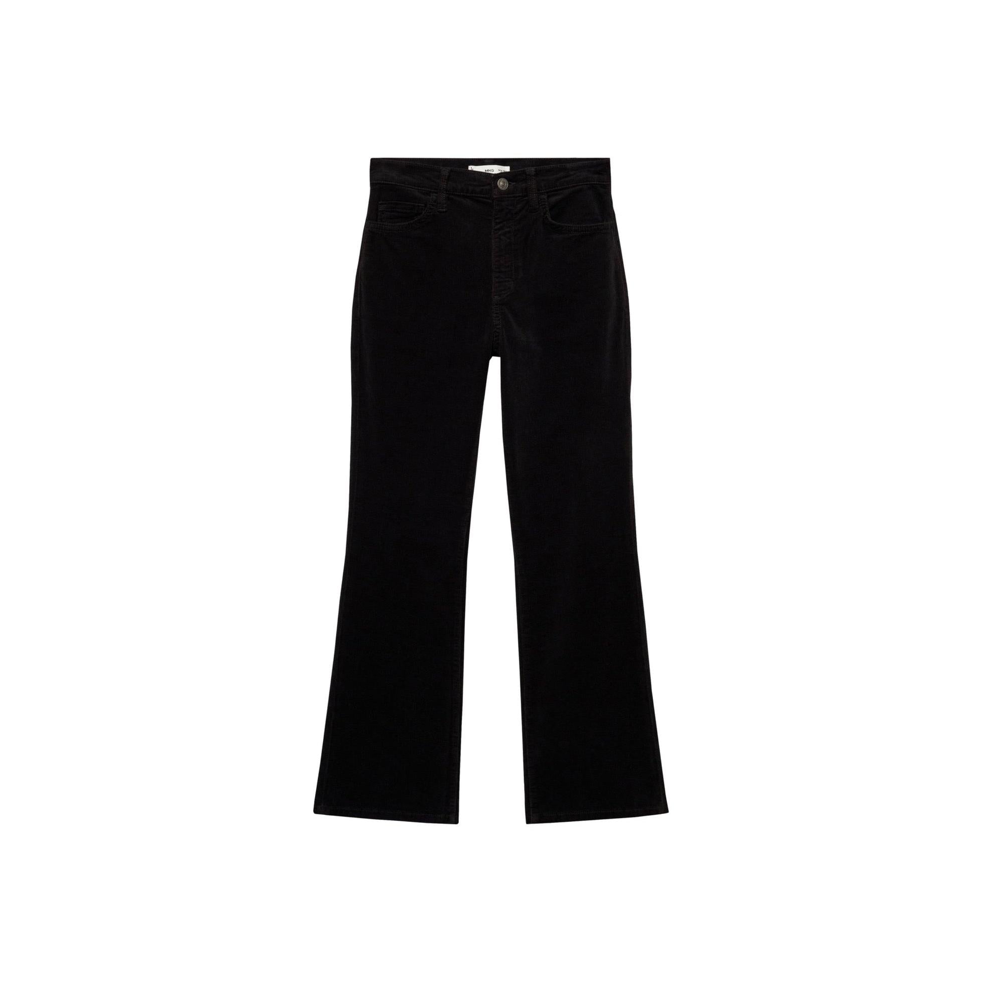 Jean Sienna Flare Crop Velours Côtelé