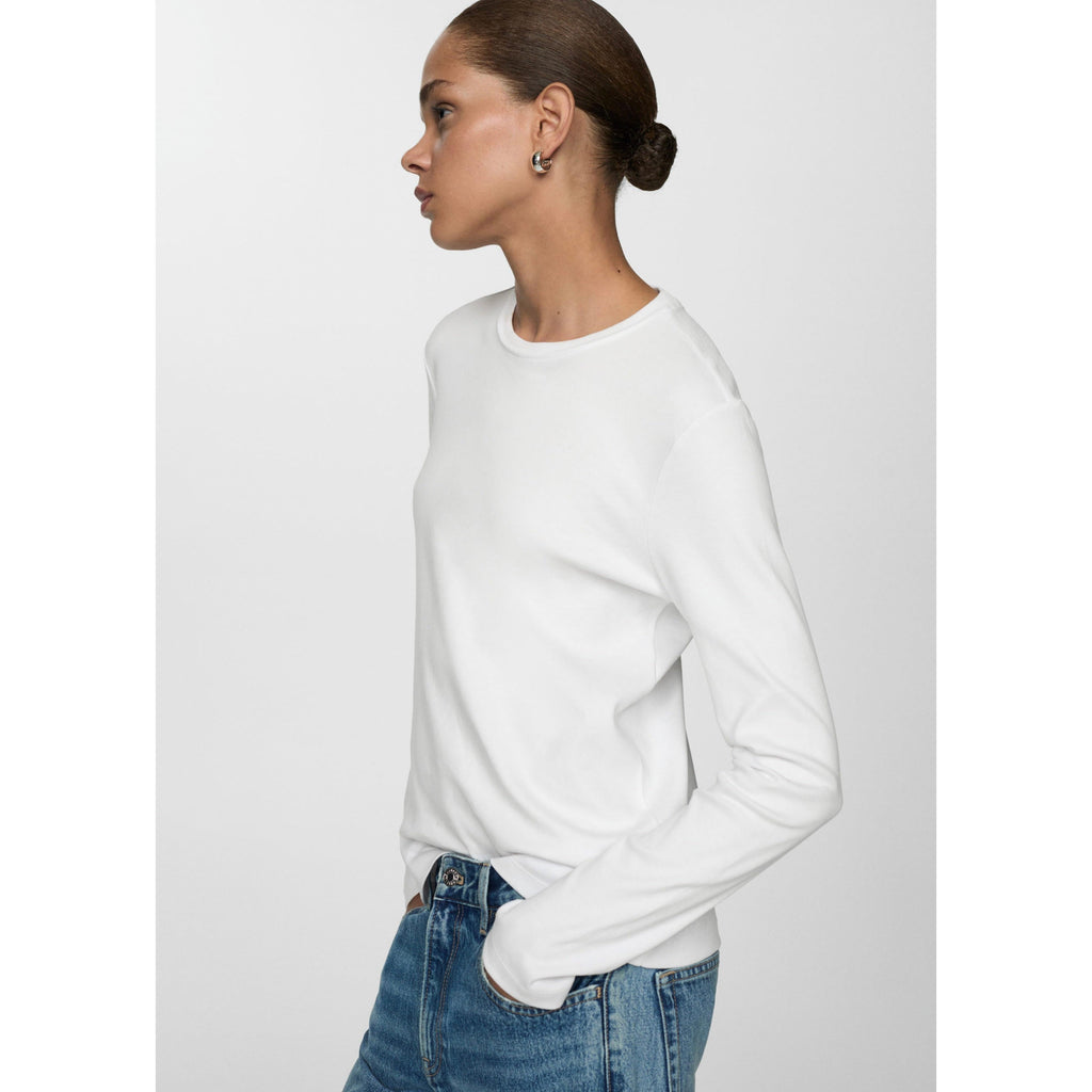 T-Shirt Fin Col Rond