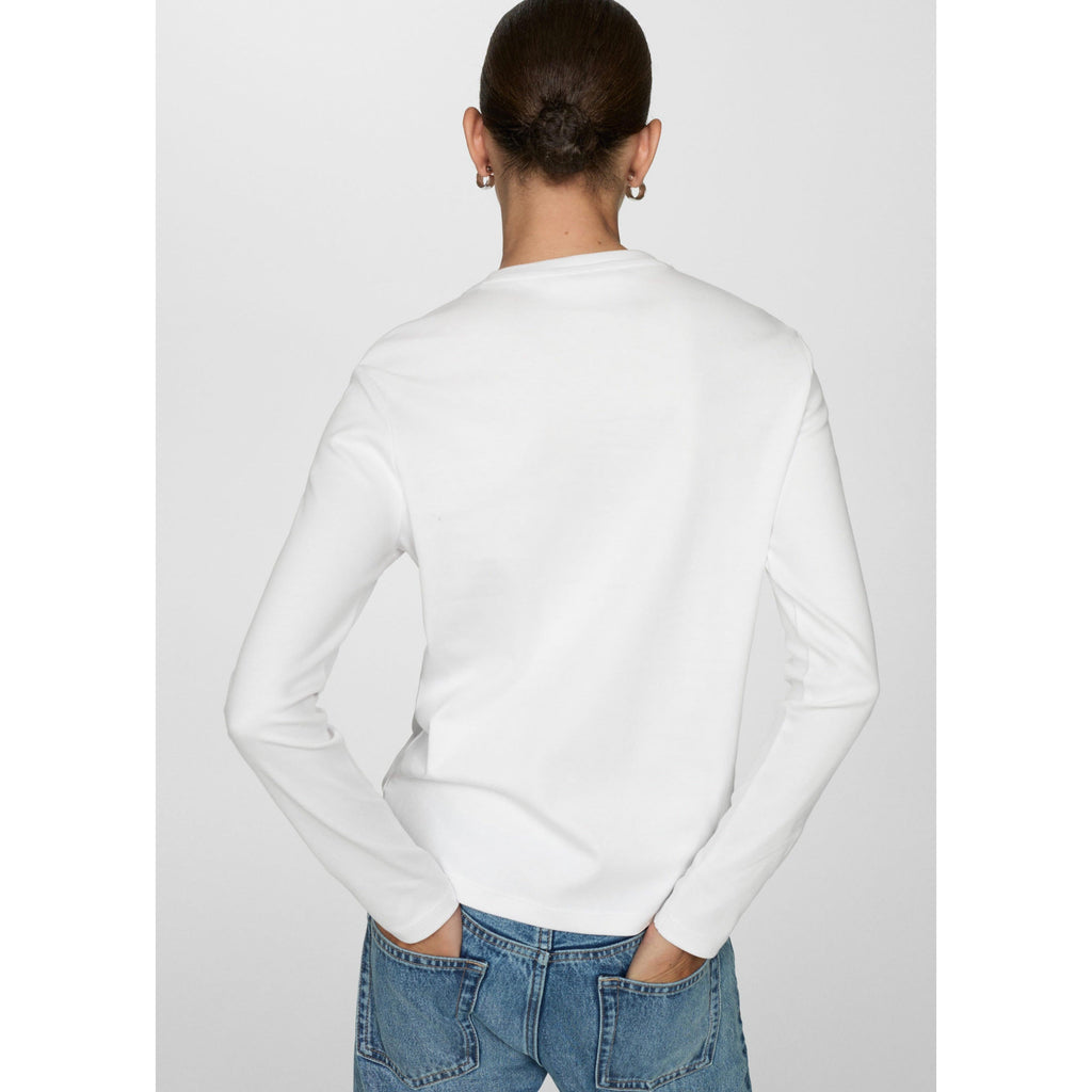 T-Shirt Fin Col Rond