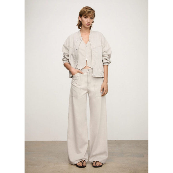 Blouson En Jean Rayures