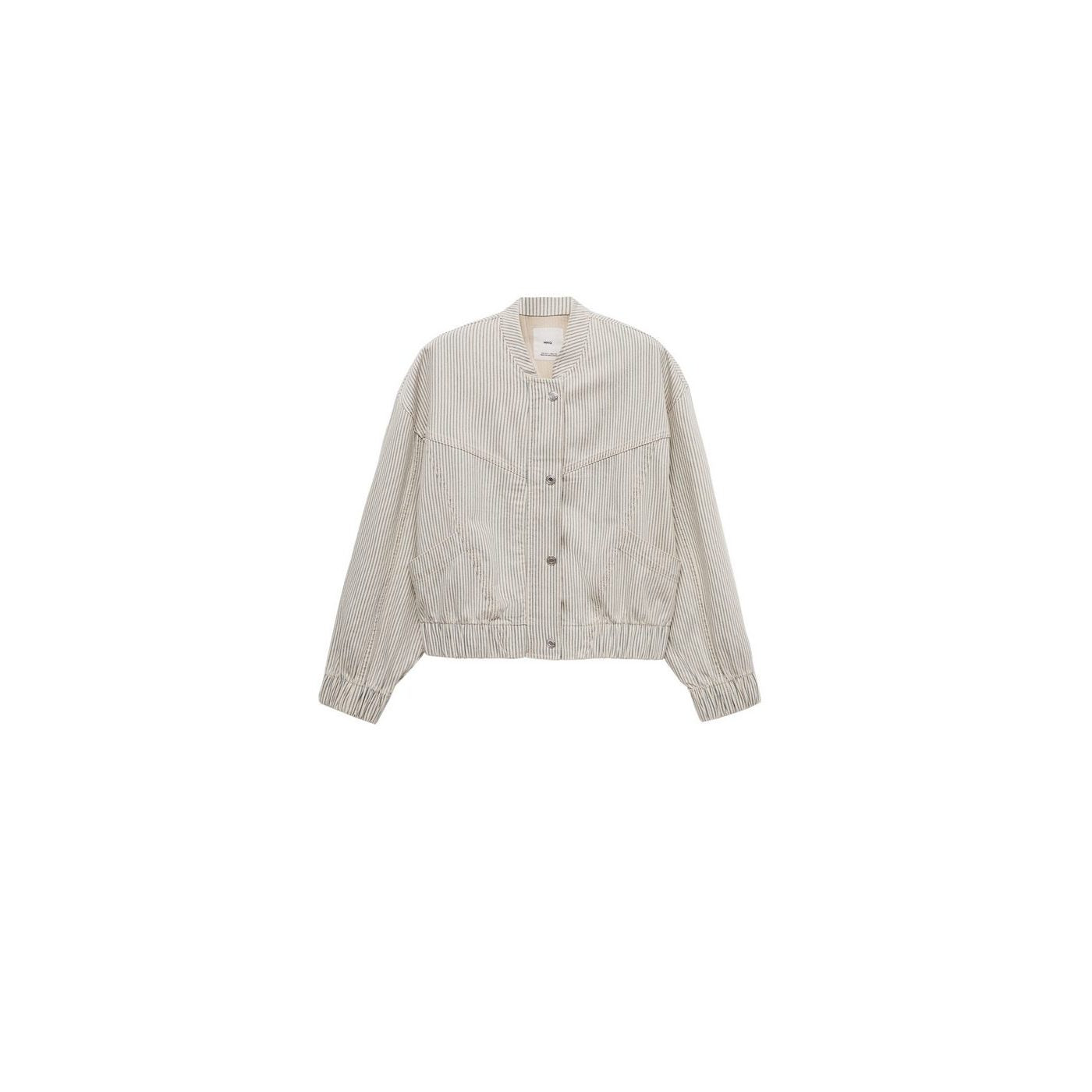Blouson En Jean Rayures