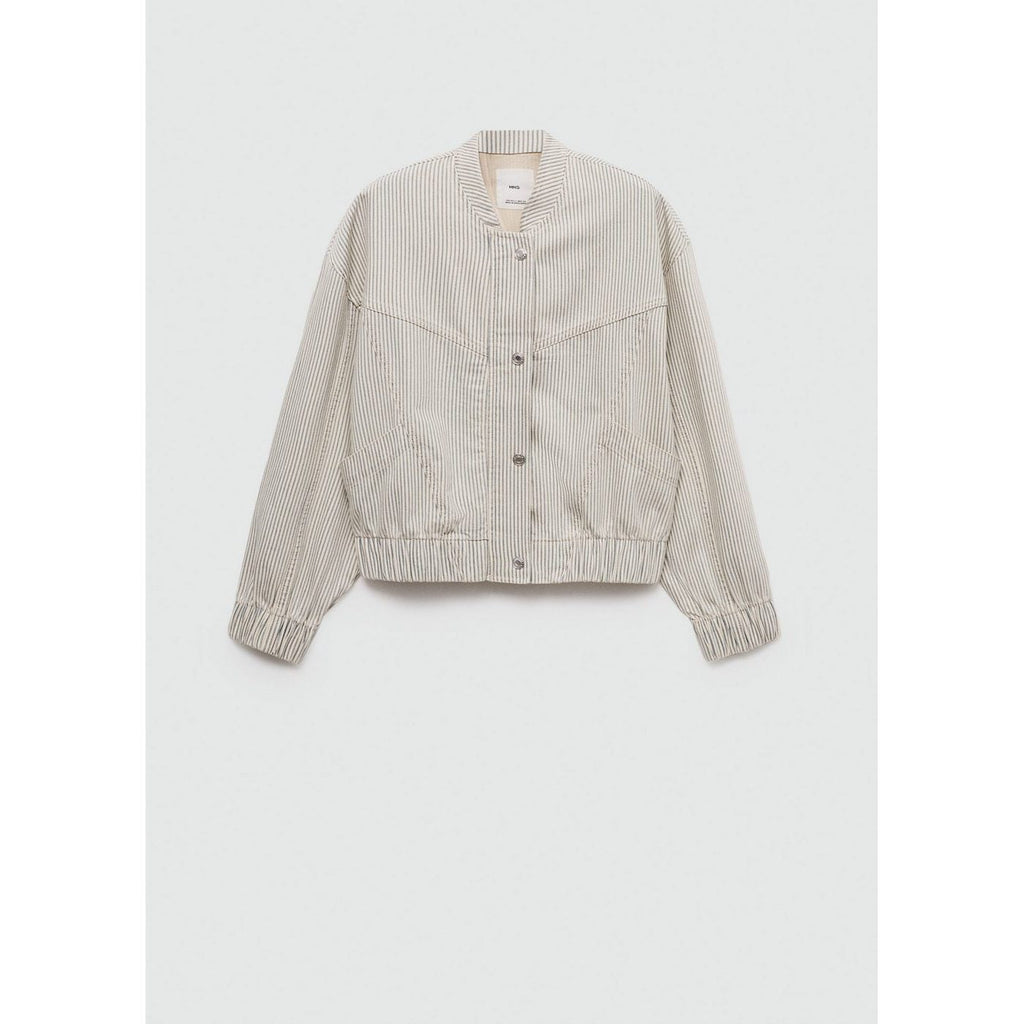 Blouson En Jean Rayures