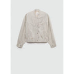 Blouson En Jean Rayures