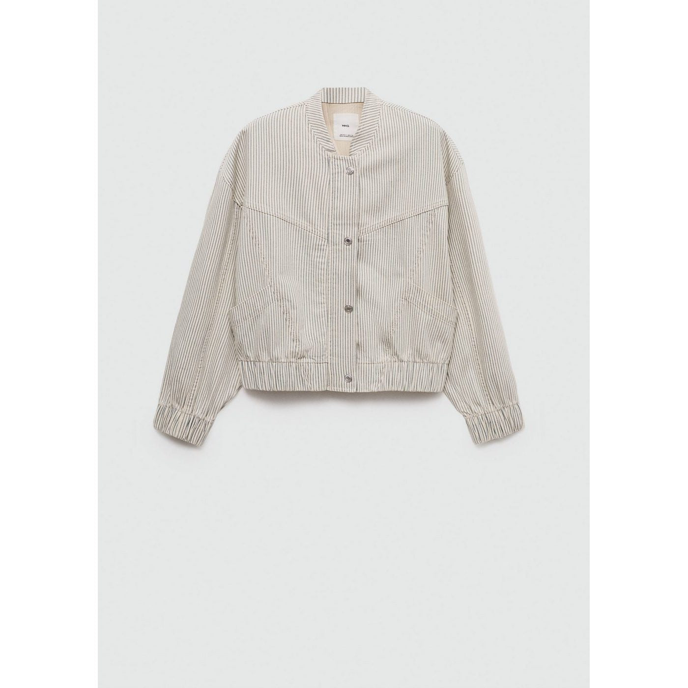 Blouson En Jean Rayures
