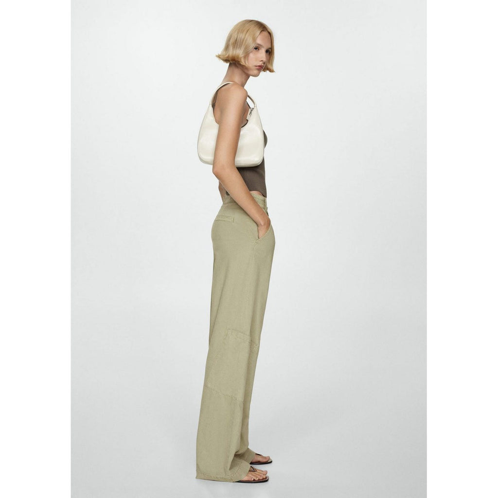 Pantalon Lyocell Cordon De Serrage