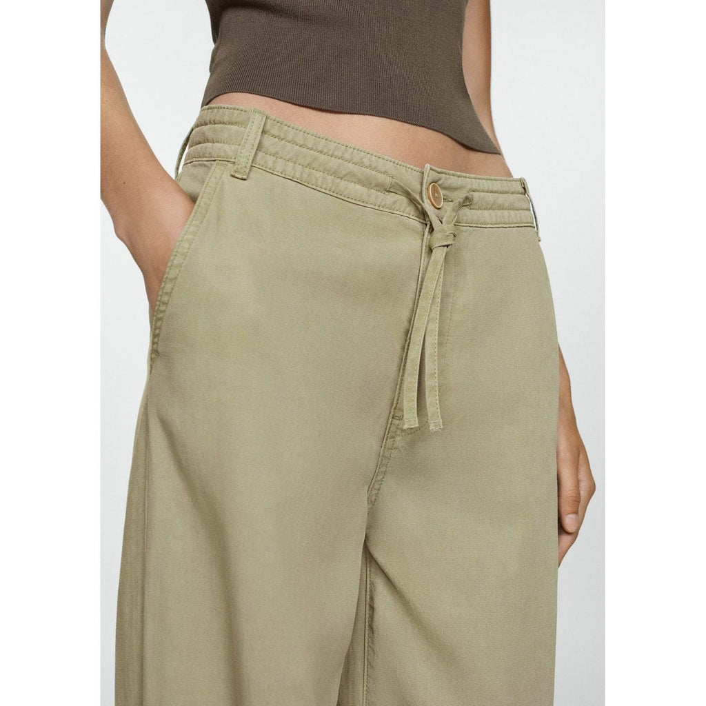 Pantalon Lyocell Cordon De Serrage