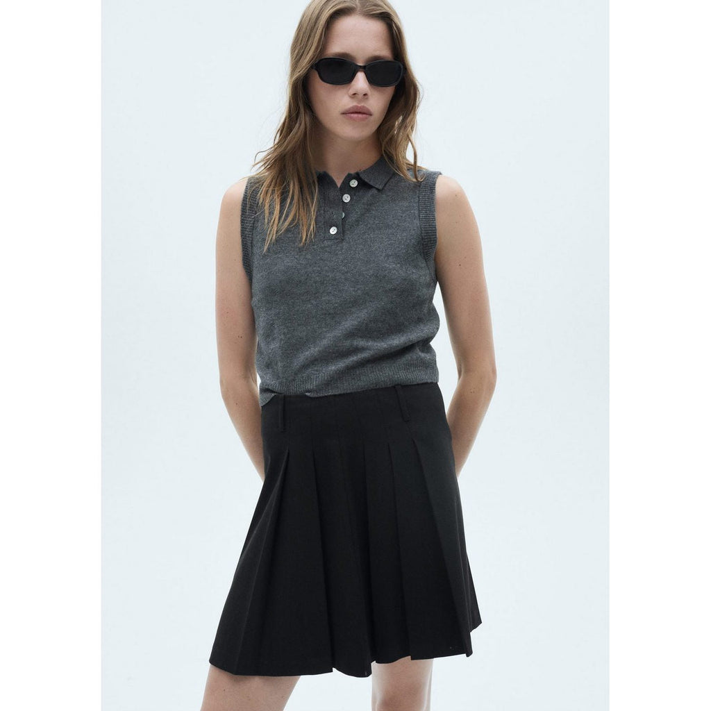 Jupe Plissée Rayures Tennis