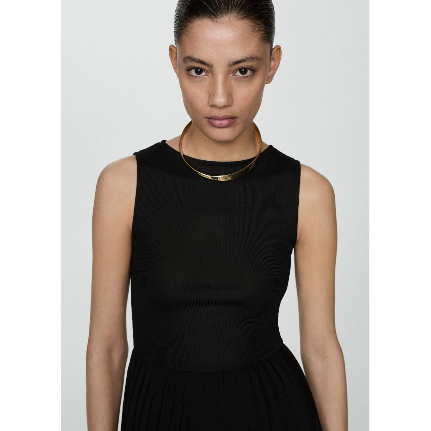 Robe Midi Plissée