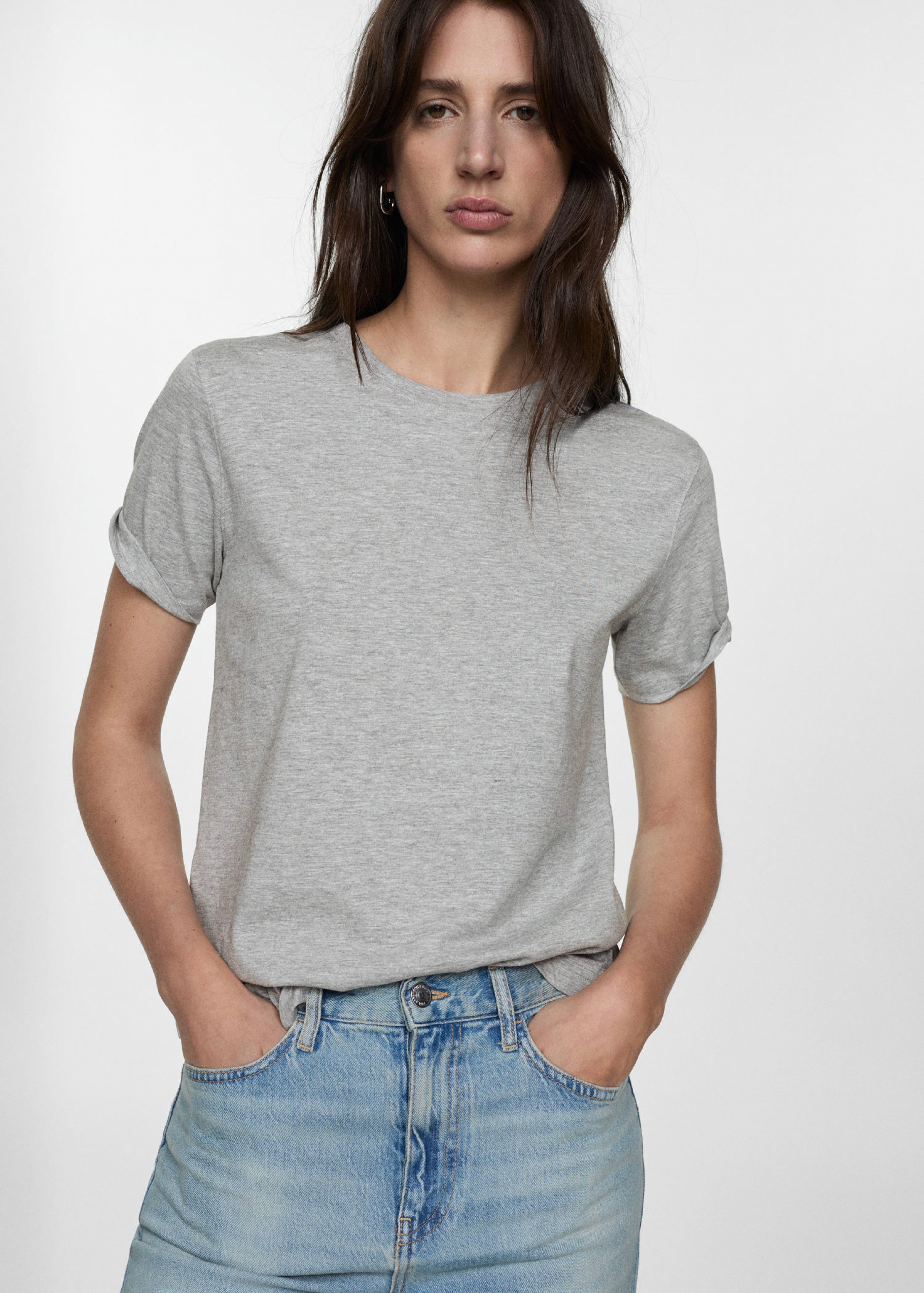 T-Shirt Coton Manches Courtes
