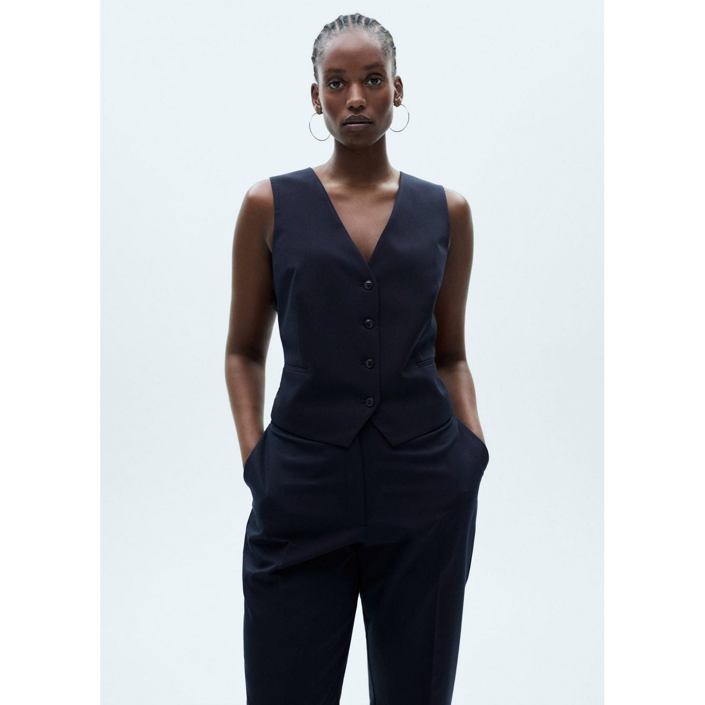 Gilet Costume Boutons