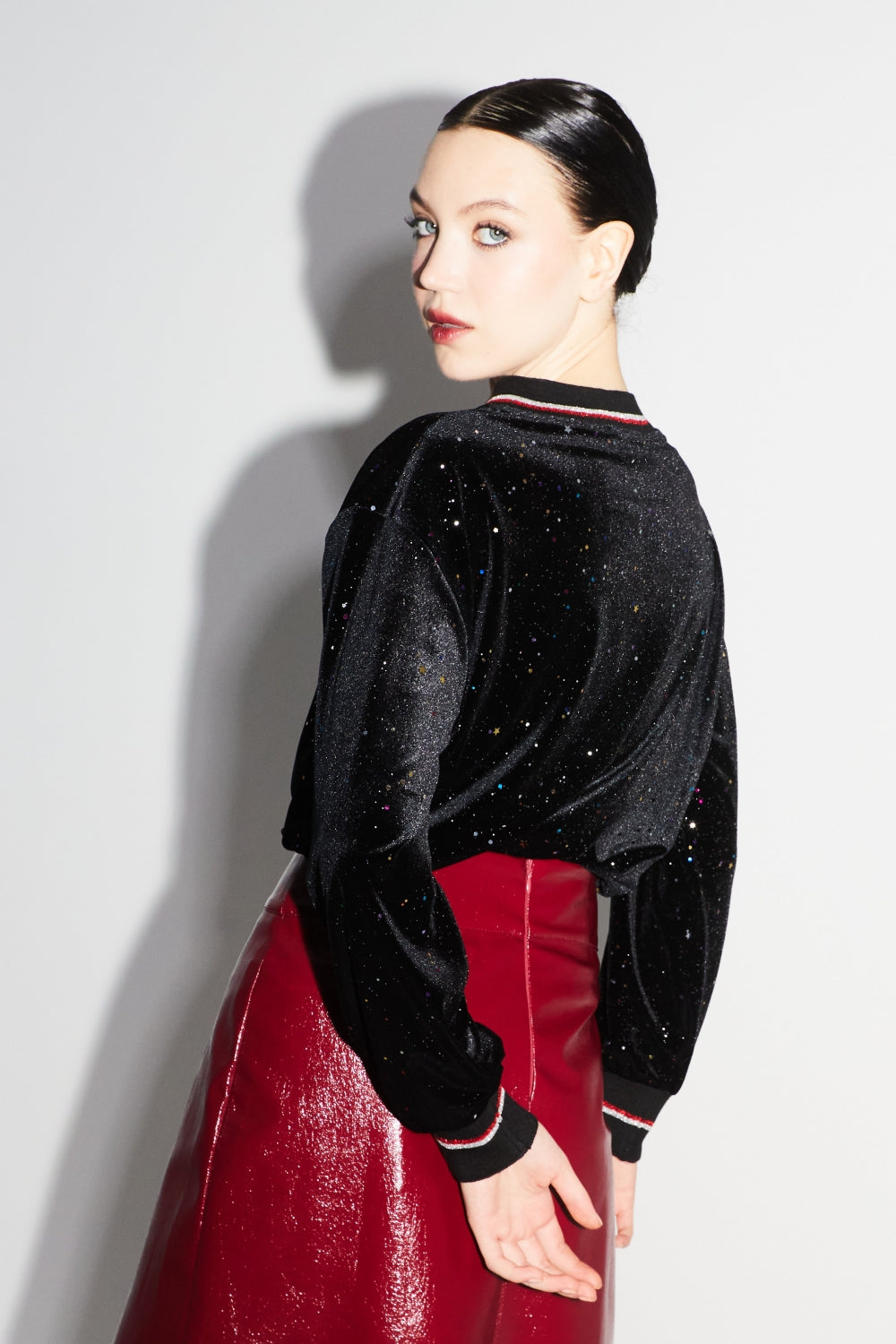 Le Sweatshirt Mila Velours Cosmic