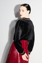 Le Sweatshirt Mila Velours Cosmic