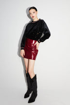 Le Sweatshirt Mila Velours Cosmic