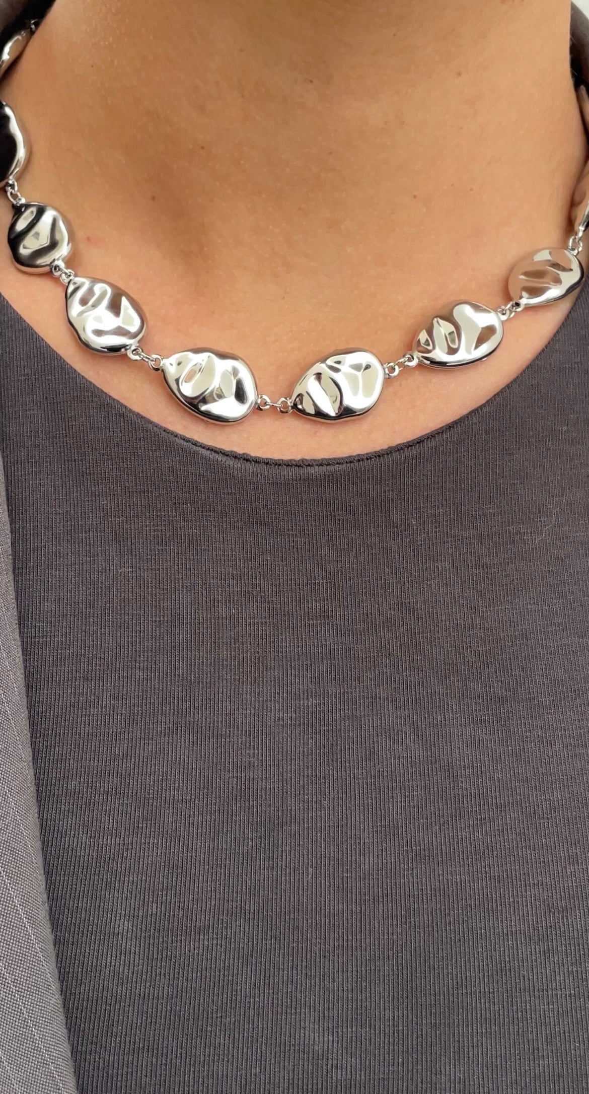 Collier Hammered Pieces