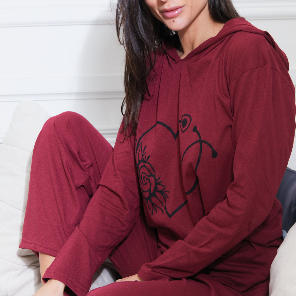Pyjama Milen - Bordeaux