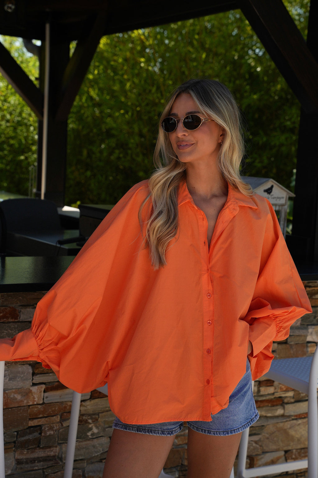Chemise Ample Lycia - Orange