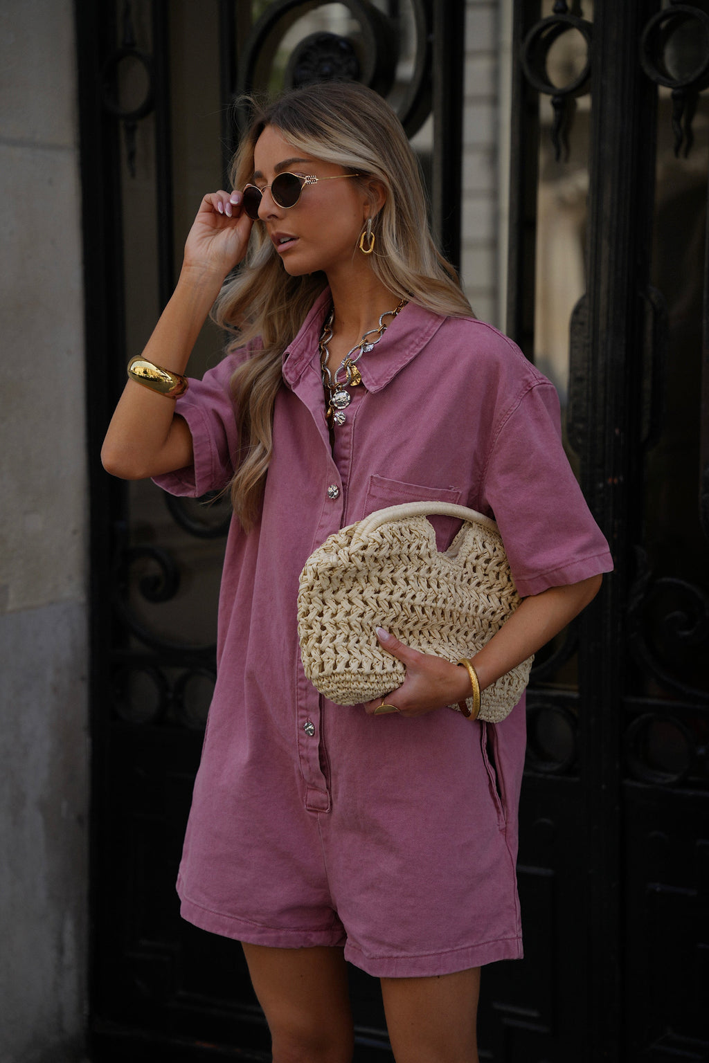 Sac En Paille Maria - Beige