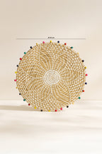 Milos - Panier Rond - Jonc De Mer/Bois