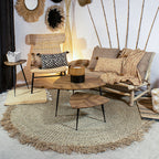 Serifos - Tapis Rond - Fibres Naturel/Mendong