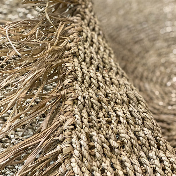 Serifos - Tapis Rond - Fibres Naturel/Mendong