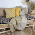 Housnia - Courte Pointe - Coton - Jaune Moutarde