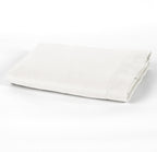 Drap Plat 2 Pers De Coton-Bambou - Bambou Blanc - Flocon