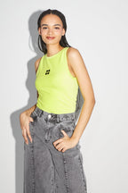 Le Top Milo En Velours Fluo