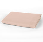 Drap Plat 2 Pers De Coton-Bambou - Bambou Rose