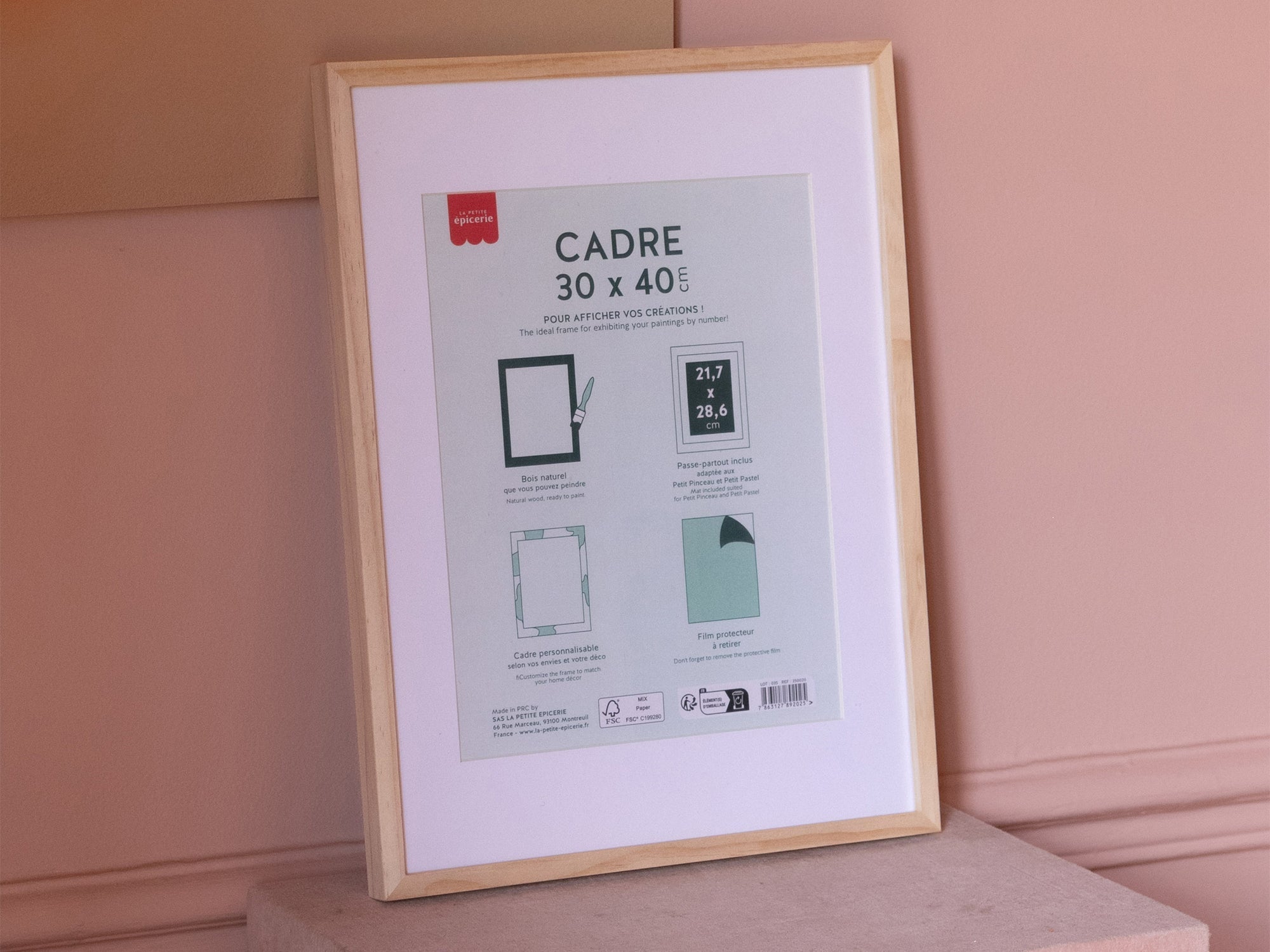 Cadre Pour Peinture Au Numéro - 30x40Cm