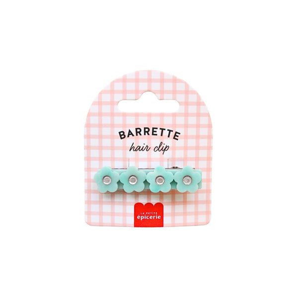 Barrette Cheveux - Fleur Mint