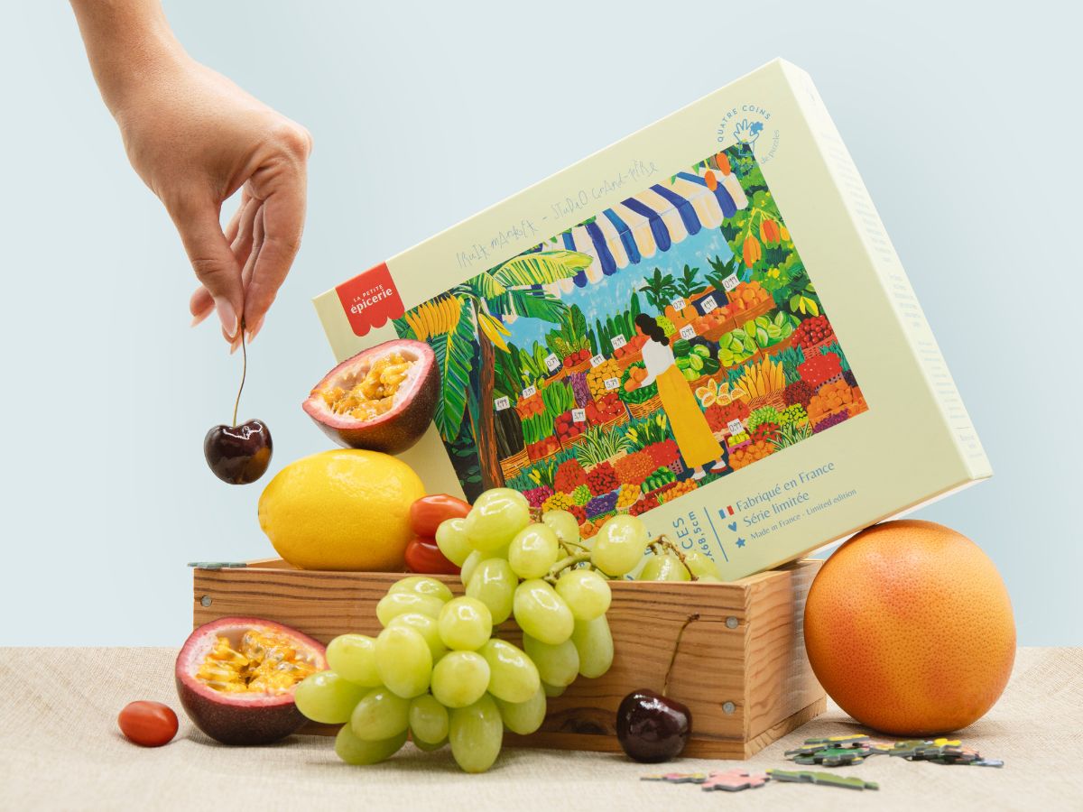 Puzzle Fruit Market Par Studio Grand-Père - 1000 Pièces