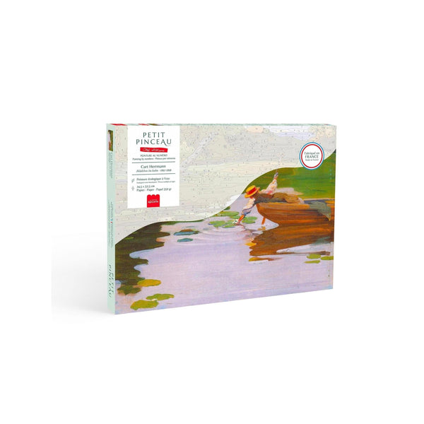 Coffret Peinture Au Numéro - Petit Pinceau - Mâdchen Im Kahn, Curt Herrmann