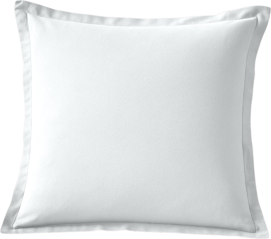 Taie D'Oreiller - 100% Flanelle De Coton - Orea - Blanc