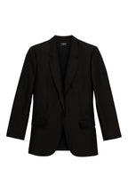 The Kooples - Veste Laine Noire Style Tailleur - Femme