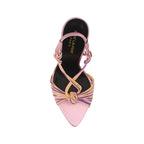 Sandales Saint Laurent Pool 105 Heel - Pink - Femme