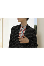 Le Bomber Leonard En Tweed Sirocco Noir