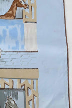 Foulard Hermès  Bleu